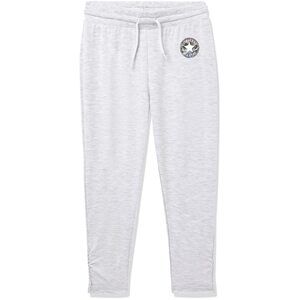 Converse Girls Chuck Patch Joggers (Little Kids) Lunar Rock Heather 4 Little Kid